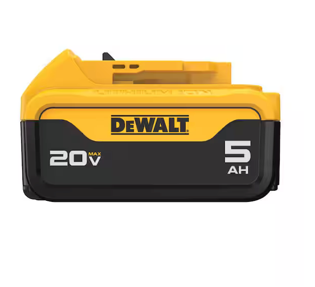 DEWALT 20V MAX Lithium-Ion Battery Kit with 5.0Ah & 2.0Ah Battery and Charger