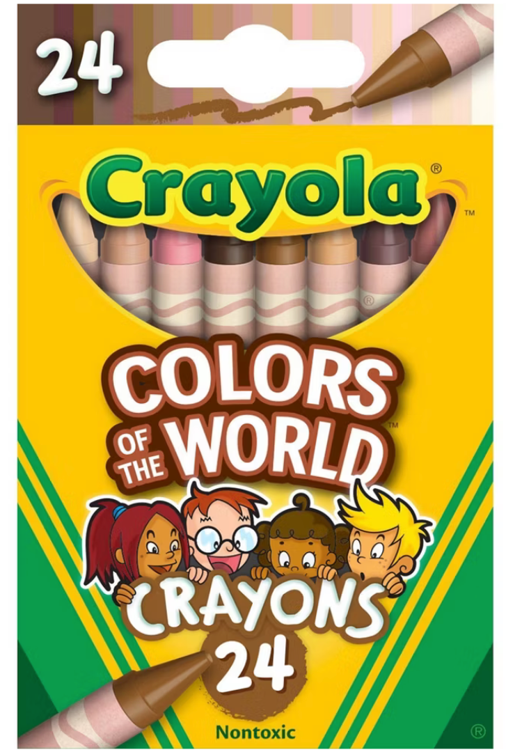 Crayola Colors of the World Crayons, 24-Count – Skin Tone Shades