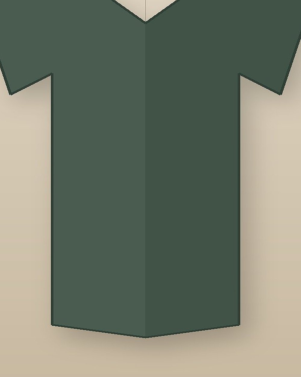 Linen camp shirt, detail